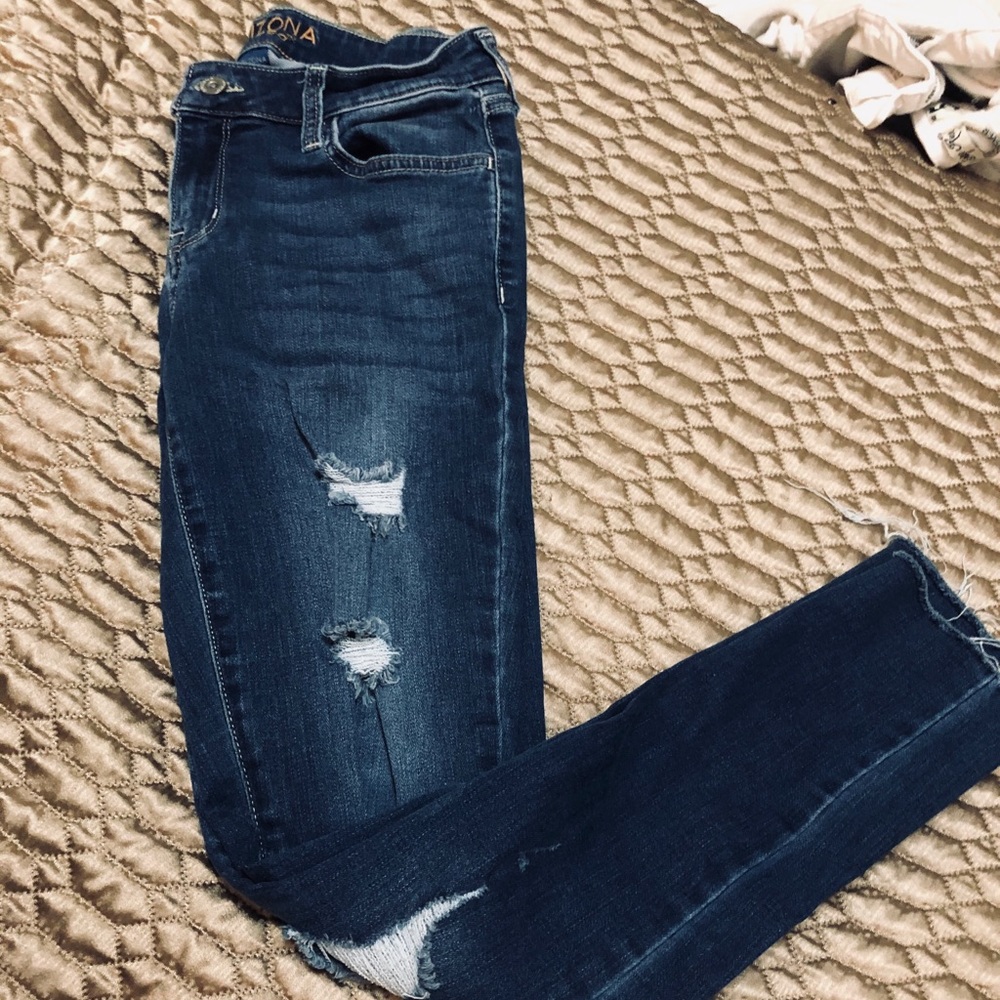 cropped jeans